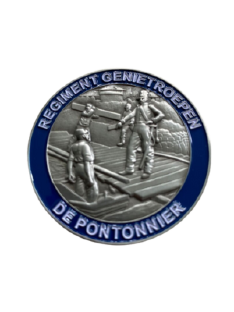 Historische coin Regiment Genietroepen "de pontonnier"