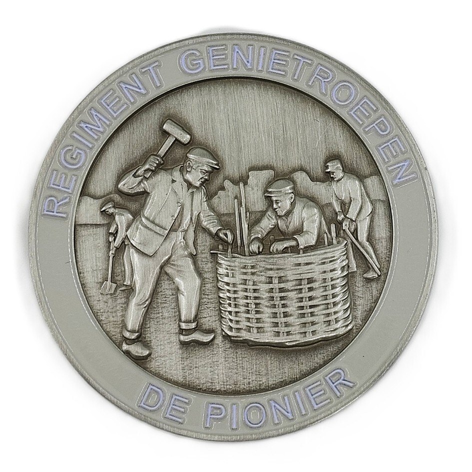 Historische coin Regiment Genietroepen "de Pionier"